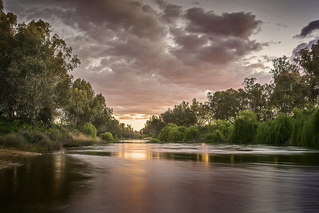 The Macquarie River, near Dubbo in central west NSW